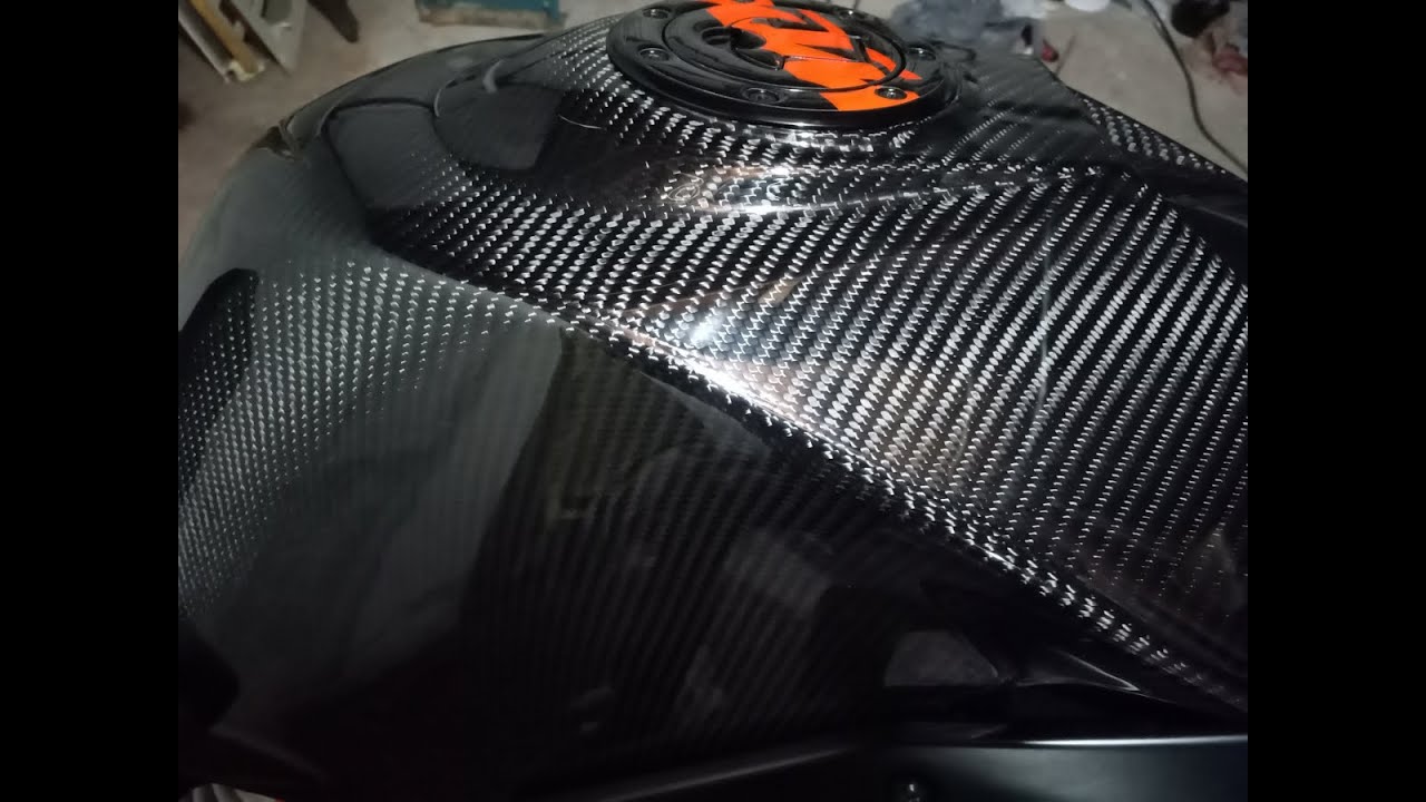 Carbon Fiber On 2016 KTM RC 390 YouTube