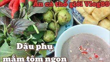 6. Đậu phụ rán chấm mắm tôm|Món nhậu tốn bia