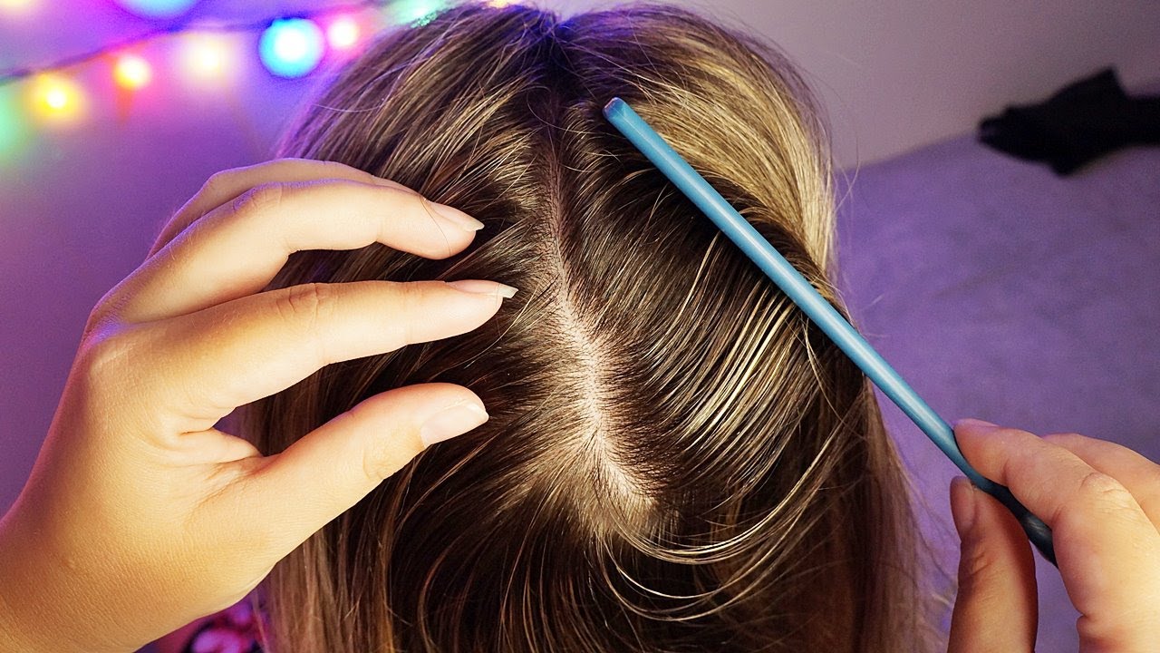 ASMR: CAÇANDO PIOLHO NA SUA CABEÇA *vídeo relaxante