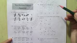 Bagian 1 Psikotes kemampuan spasial (deret, irama, analogi, klasifikasi, rotasi dll)