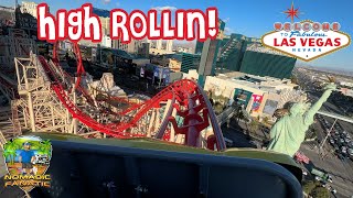 Las Vegas Strip! Big Apple Coaster, Fountains, and Fun! by Nomadic Fanatic 43,599 views 2 months ago 26 minutes