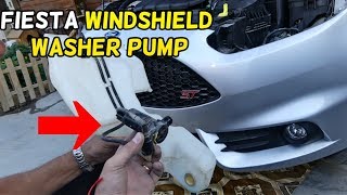 HOW TO REPLACE WINDSHIELD WASHER PUMP ON FORD FIESTA MK7 ST