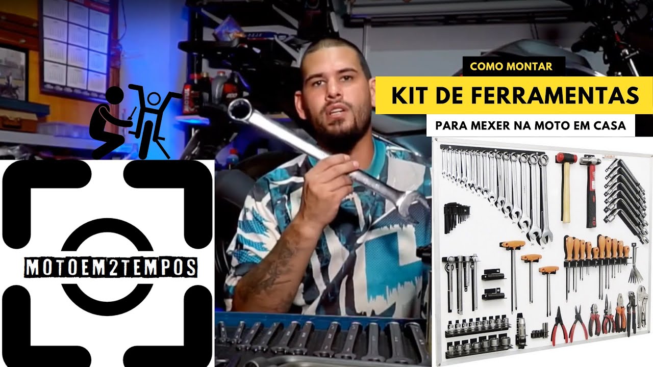 Ferramentas: o kit básico da mecânica de moto