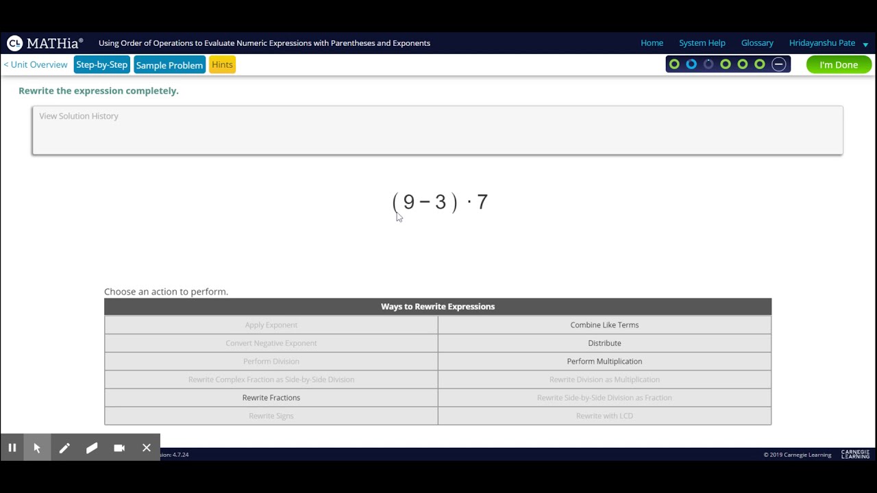 Order of Operations to Evaluate Numeric Expressions with Parentheses ...