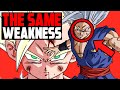 Why beast and ssj2 gohan have the same weakness