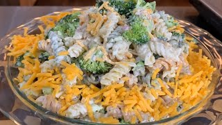 How To Make Cheddar Broccoli Pasta Salad