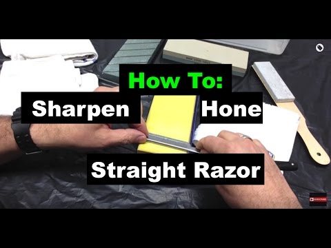 Video: How To Sharpen A Straight Razor