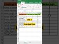 Ms Excel Interview question and answers | Excel | #shorts #interview