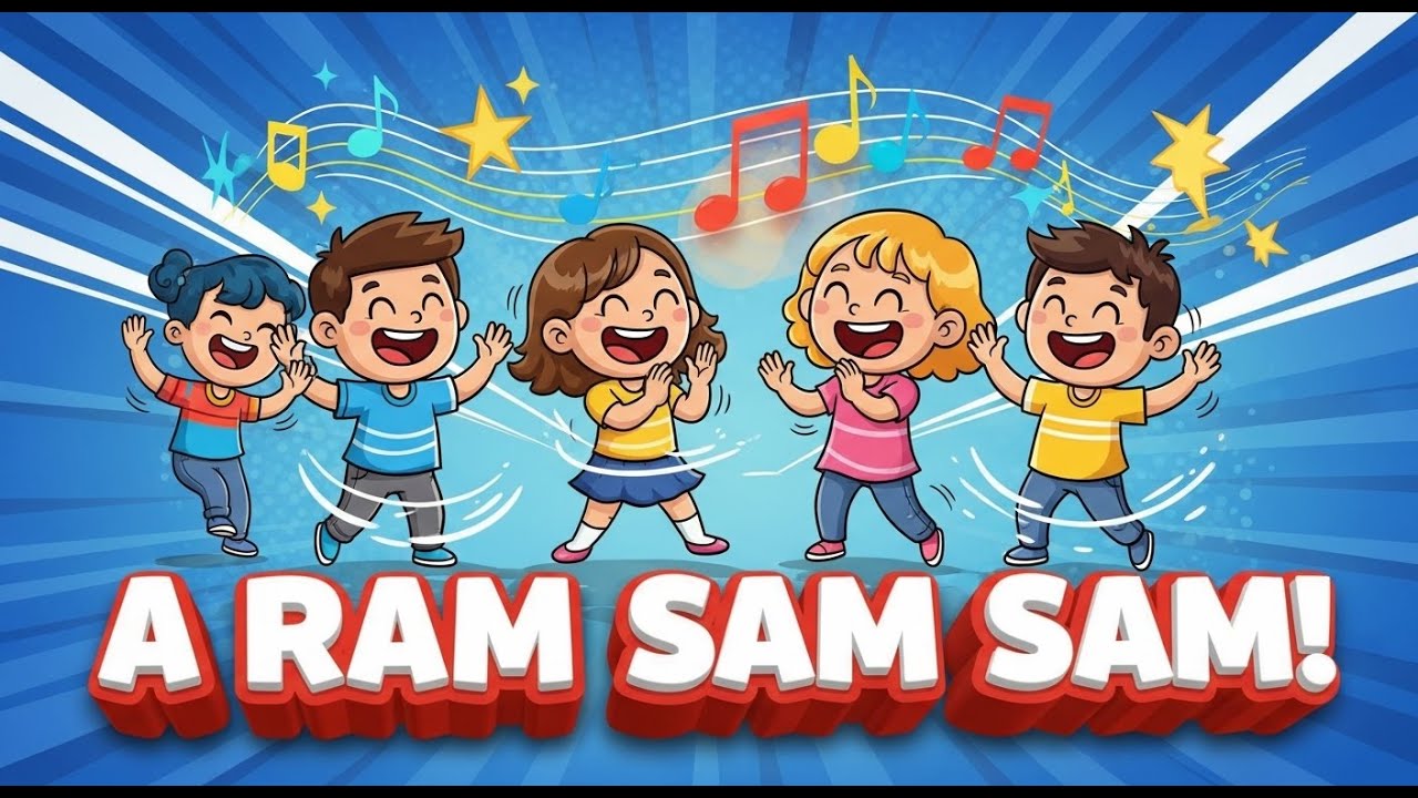 A Ram Sam Sam | Fun Action Song for Kids | KIDZHUB Nursery Rhymes - YouTube