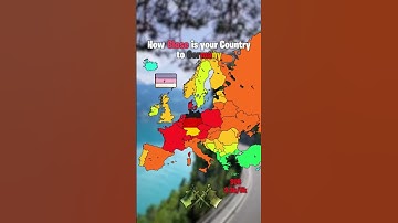How Close is Your Country to Germany | #europe #mapping #shorts