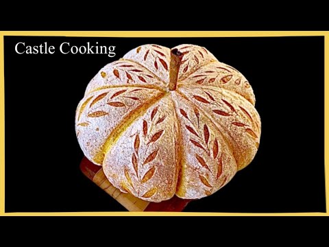 Best Pumpkin Sourdough Bread / Delicious Pumpkin Bread 천연발효 단호박빵