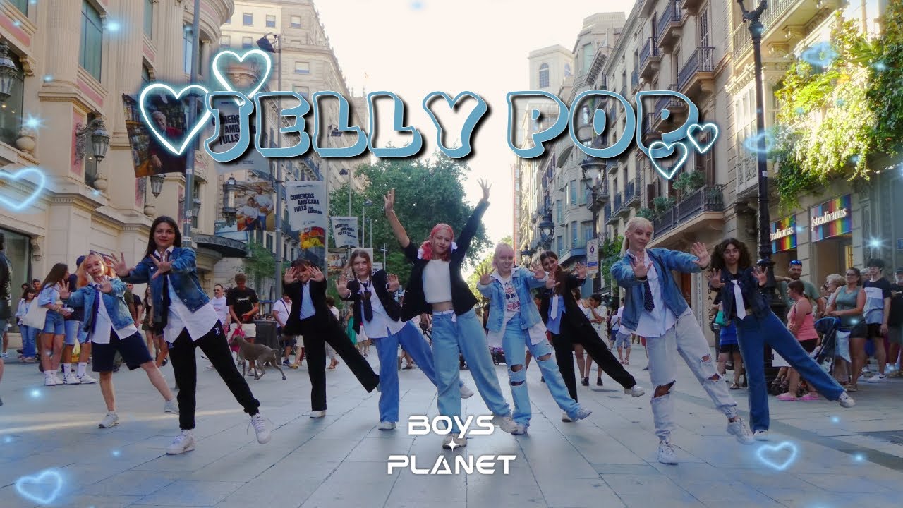 [KPOP IN PUBLIC] Boys Jelly Pop Dance cover by Aelin Crew from Barcelona YouTube