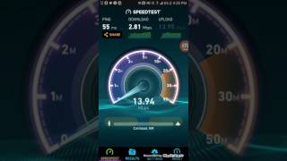 T-Mobile LTE advanced speedtest  ( are speeds consistent) series 1