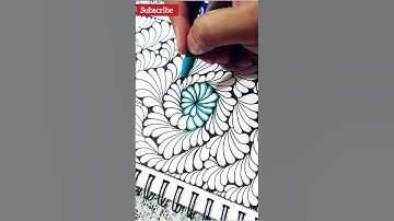 Amazing 😍 (Part-2) Zentangle Patterns #artresscravebeautiful #zentangle #shorts