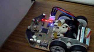 DC micromouse  sensor test