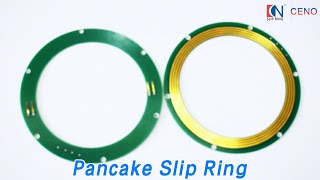 Flat PCB Pancake Slip Ring Rotary Joint 7mm Thickness For Excavator