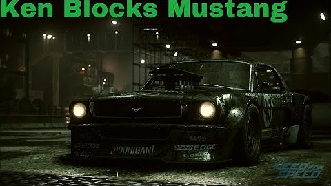 Need For Speed 2015 Ken Block Hoonigan Racing 1965 Mustang Hoonicorn RTR