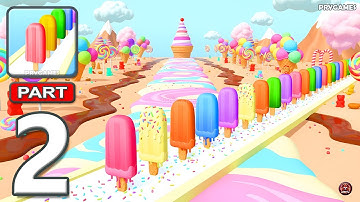 Popsicle Stack - Gameplay Walkthrough Part 2 - Level 12-18 (Android, iOS)