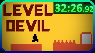 SPEEDRUN DE LEVEL DEVIL (my first time playing)
