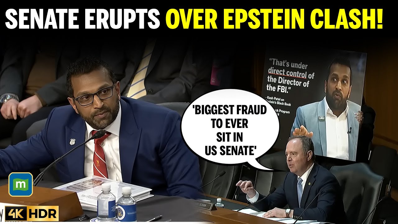 Каш Патель вышел из себя, когда Адам Шифф стал расспрашивать его о делах Эпштейна | Напряженное с...