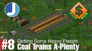 OpenTTD | Generic British Themed Map | Episode 8 | Coal Trains A-Plenty