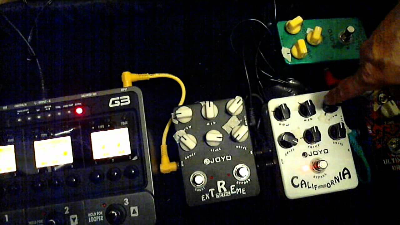 Joyo California Full demo no talking just playing - YouTube