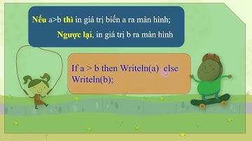 [Tin học 8] Câu lệnh điều kiện Pascal