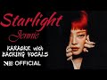 JENNIE Starlight KARAOKE With BACKING VOCALS 