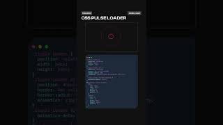Pure CSS Pulse Loader in 30 Seconds! ✨