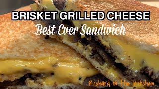 BEST EVER SANDWICH | BRISKET GRILLED CHEESE | Leftover Recipe screenshot 1