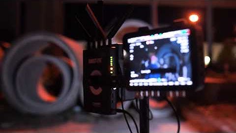 Cinegears Ghost-Eye Wireless Video Transmission Transmitter Test on Site
