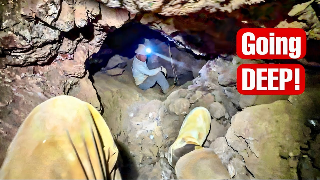 Going Underground 300ft to find RARE CRYSTALS! - YouTube