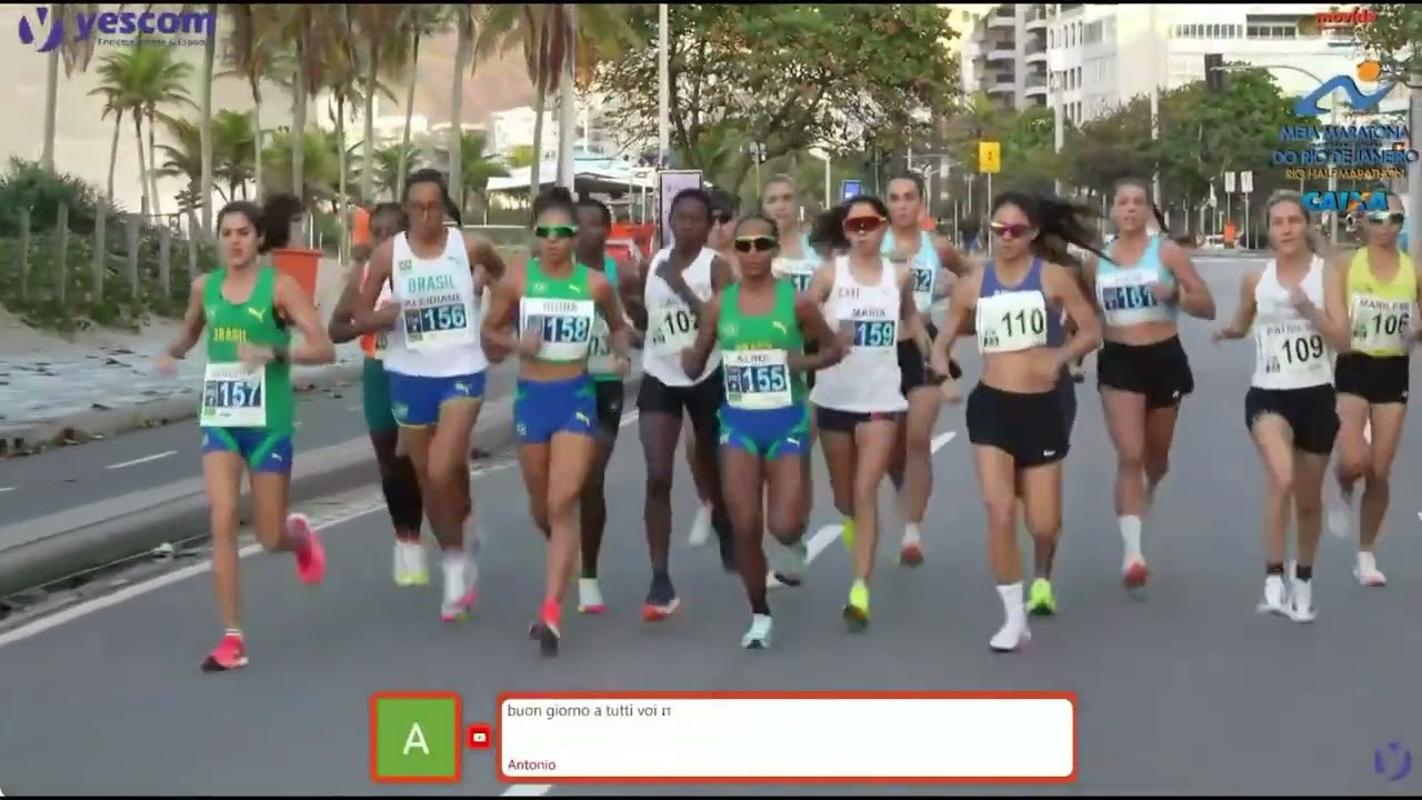 TRANSMISSÃO AO VIVO DA MEIA MARATONA INTERNACIONAL DO RIO 2025