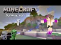 Picando hasta bedrock  - Minecraft: Survival con Lyna #1