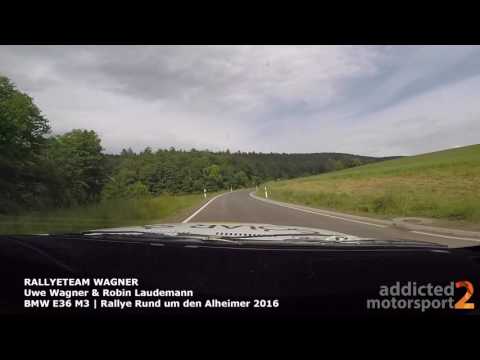 Rallyeteam Wagner/Laudemann - Rallye Rund um den Alheimer 2016 - WP4 Onboard - BMW E36 M3