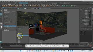 How to Set Camera in scene Maya 2022 News