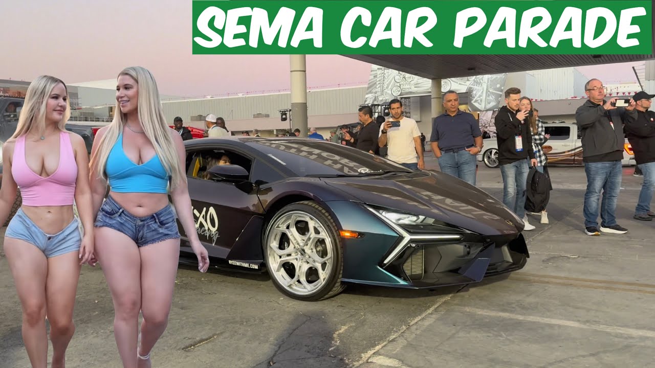 🏎️🛞SEMA Show – Epic Car Exit Parade