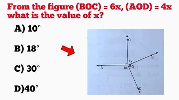 Find the Value of x in Angles | Geometry Puzzle for Competitive Exams