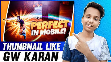 How To MAKE THUMBNAIL Like GW Karan | @gwShivkaran Jaisa Thumbnail Kaise Banaye