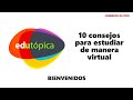 10 consejos para estudiar de manera virtual