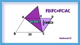 What Is The Area Of Triangle Fac?