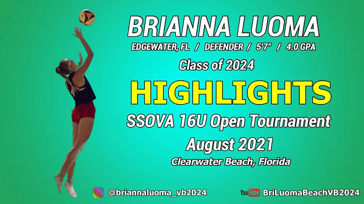 2021-8 Bri Luoma - SSOVA Clearwater Beach Highlights