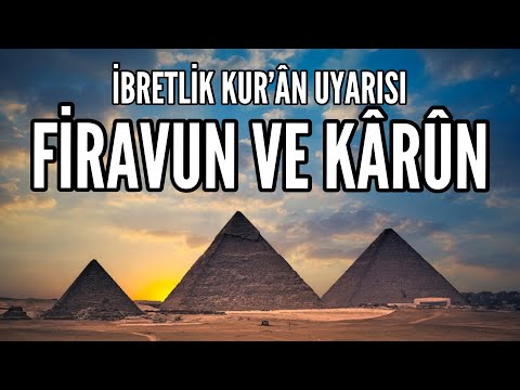 FİRAVUN VE KARUN’UN ACI SONU ! | İbrahim Soydan Erden