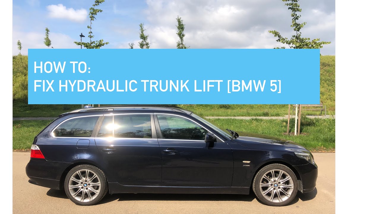 HOW TO: FIX YOUR BMW E61 HYDRAULIC TRUNK [PUMP REPLACEMENT]