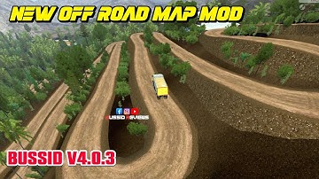 🎀🤩NEW LONGEST OFF ROAD MAP MOD BUSSID V4.0.3🔥😎