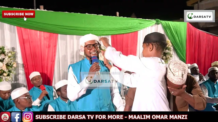 Qasida -Mahaba Yake Nabia / AHLU-ZAMANI /Omar Manzi Achafua Uwanja Mburahat Live Show