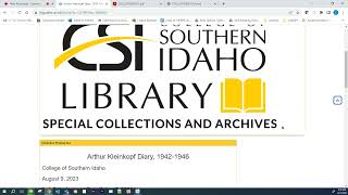 KN 29   Digital Collections and Dublin Core