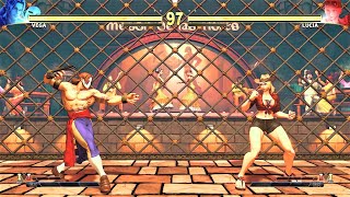 Vega vs Lucia (Hardest AI) - Street Fighter V