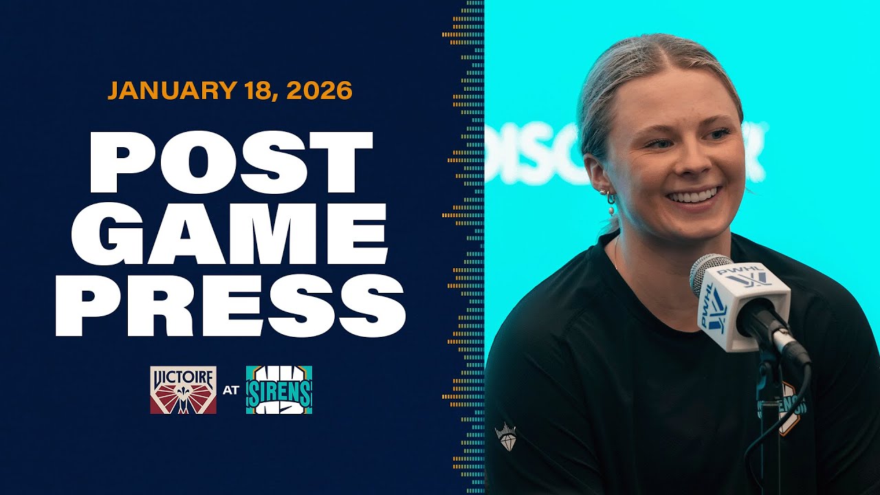Jan. 18th, 2026 - NY v MTL - New York Sirens Post Game Press