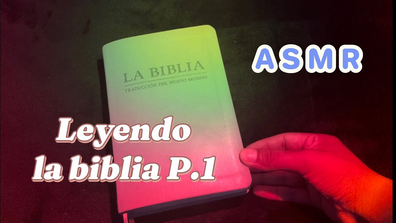 Mi primer ASMR/ Leyendo la biblia/ my first ASMR video/ Reading the bible • Poly ASMR